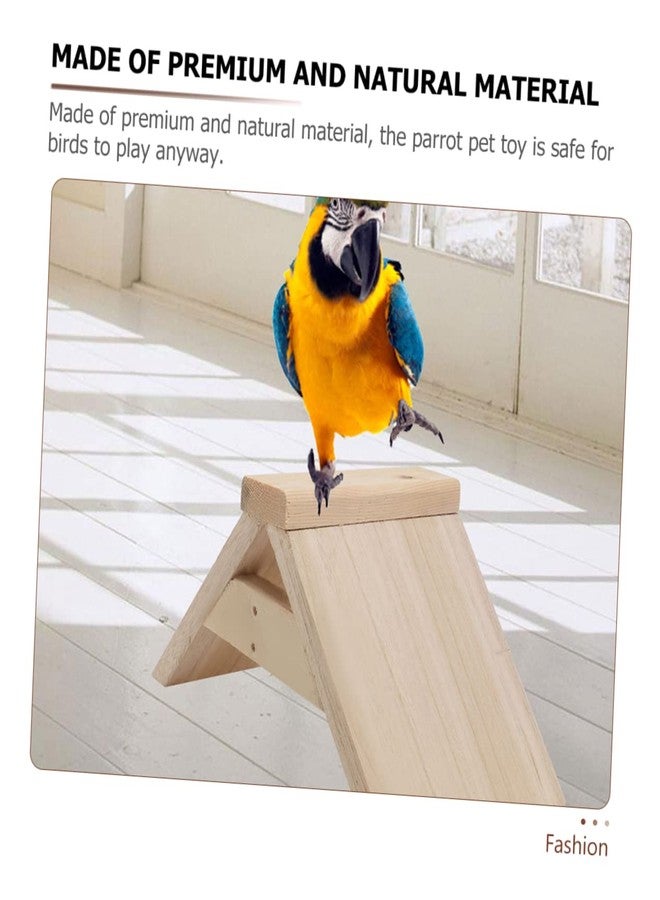 BUGUUYO Wooden Birds Perch 5pcs Pigeon Solid Wood Perch Accessories Chick Toy Sports Accessories Pigeon Fork Rod Roosts and ES Bird Biting Toy Pet - Image 4